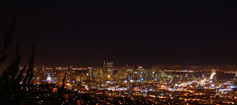 Night panorama of San 
Francisco (Sony DSC-V1)
