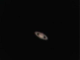Saturn
Picture of Saturn using the same exposure settings as Jupiter above, but taken in 320x240. The webcam was set at prime focus.
Keywords: Saturn