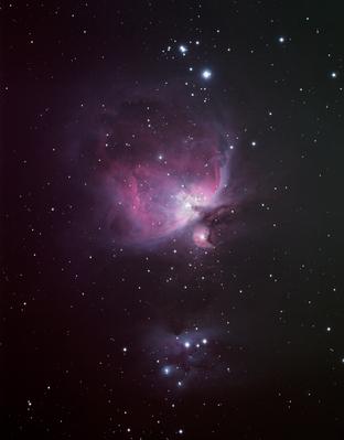 M42 The Orion Nebula
Second test with my new FSQ-106EDX4. 

10 each red, green and blue 300 second integrations, Astronomik Deep Sky LRGB filters, FSQ-106EDX4 @ f/5, SBIG ST-8300 with FW5 filter wheel, processed with Pix Insight.
