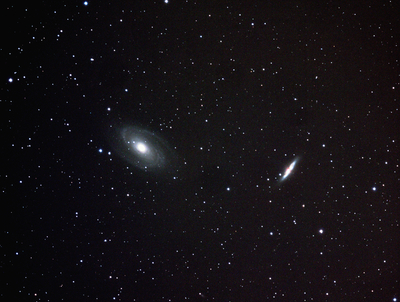 M81 and M82
SBIG ST-8300m camera and FW5 filter wheel, Astro-Tech AT65EDQ 65mm f/6.5 refractor, Astronomik 36mm LRGB filters, Losmandy G11 Gemini-2 mount.
